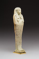 Shabti of the High Priest of Thoth Djehutyirdis, born of Nepthysiti, Faience