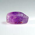 Uninscribed Scarab, Amethyst