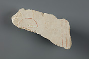 Preliminary drawing for a relief, Limestone