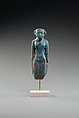 Female figure, Faience, paint
