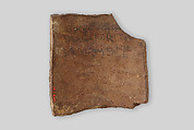 Ostracon, Pottery, ink