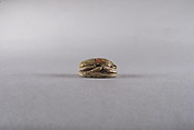 Scarab with the Representation of a Lion, Steatite