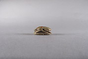 Scarab with the Representation of a Lion, Steatite