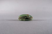 Scarab Inscribed with a Blessing Related to Amun, Faience