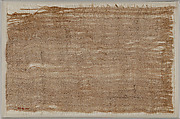 A fragment from a gauzy material, Linen