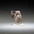 Statue fragment, Steatite