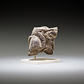 Statue fragment, Steatite