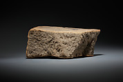 Brick Stamped with a Circular Seal, Pottery