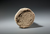 Funerary Cone Naming a Butler of the God's Hand  Amenirdis Daughter of Kashta, Pottery