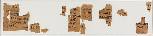 Book of the Dead, fragments chapters 23 and 26, Papyrus, ink