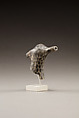 Fragment of a spouted goose-shaped vessel, Tell el-Yahudiya-ware, Pottery