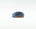 Uninscribed scarab, Lapis lazuli