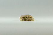 Scarab Incised with Hieroglyphs and Scrolls, Glazed steatite
