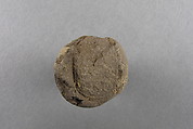 Seal impression on stamp shaped object, Mud