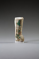 Shabti legs, Green faience