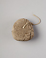 Loom Weight (?), Mud, string