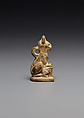 Amulet: Cat with 3 Kittens, Faience