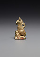Amulet: Cat with 3 Kittens, Faience