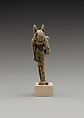 Anubis with scepter, Bronze or cupreous alloy