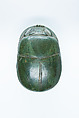 Heart scarab, Green stone