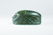 Heart scarab, Green stone