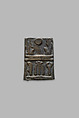 Inscribed Rectangular Plaque, Electrum