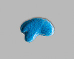 Ribs-Shaped Plaque, Faience