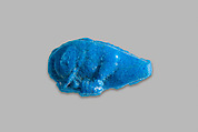 Plaque in the Form of a Slaughtered Ox, Faience