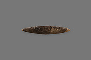 Rhomboid-Shaped Bifacial Knife, Flint
