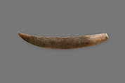 Curved Bifacial Knife, Flint