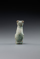 Cat, Pale blue faience