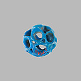 Bead, openwork, Faience