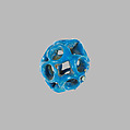 Bead, openwork, Faience