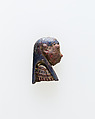Inlay, profile bust fitted from sections, Glass
