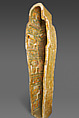 Inner coffin of Amenemopet, Wood, paint, gesso