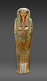 Outer coffin of Amenemopet, Wood, paste, paint