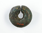 Penannular Earring, Copper alloy