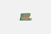 Bead, broken, Faience