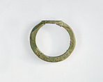 Ring, god figure, Faience