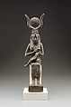Figure of Isis nursing Horus, Bronze or copper alloy