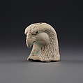 Finial(?) in the Form of an Eagle's Head, Faience