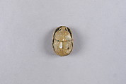 Scarab Inscribed with Blessing Related to Amun (Amun-Re), Glazed steatite
