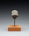 Duck's head with tenon attachment, Bronze or copper alloy