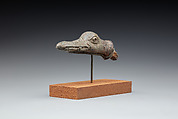 Duck's head with tenon attachment, Bronze or copper alloy