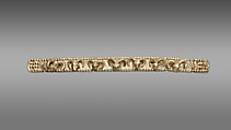 Diadem with attached rams' heads, Gold