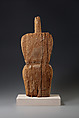 Wooden Hathor column for a shrine, Wood