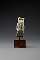 Hathor emblem from a sistrum, Faience