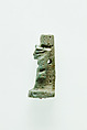 Amulet of a goddess, possibly Nephthys, Faience