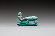 Macrophallic Figurine, Faience