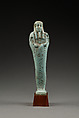 Shabti inscribed for Nesbanebdjed, Faience